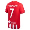 Original Trikotsatz Atlético Madrid Griezmann 7 Heimtrikot 2023-24 Für Kinder